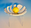 Black and White Leaf Bowl