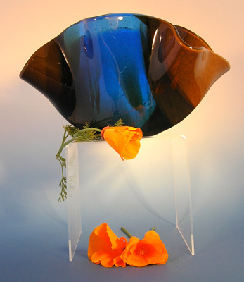 Blue and Brown Vase