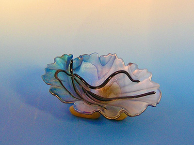 Blue Clam Shell