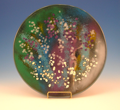 Blue/Green/Purple Frit Plate