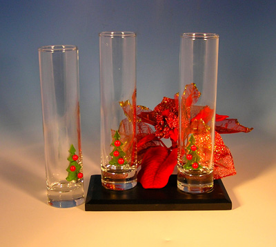 Holiday Bud Vases