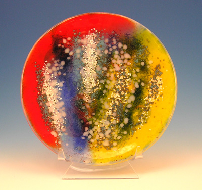 Red/Blue/Yellow Frit Plate
