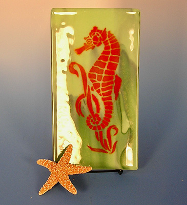 Red Seahorse