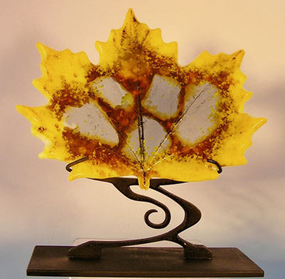 Red and Yellow Canadian Maple Leaf