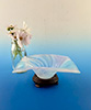 Streaky White Square Bowl