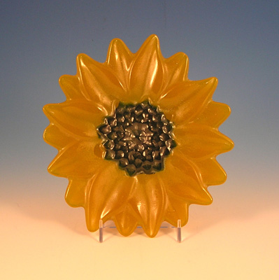 Yellow Sunflower Plate